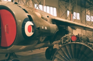 Harrier fighter and its engine